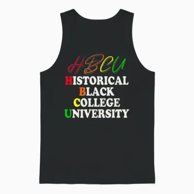 Historical Black College University Unisex Tank Top - Black