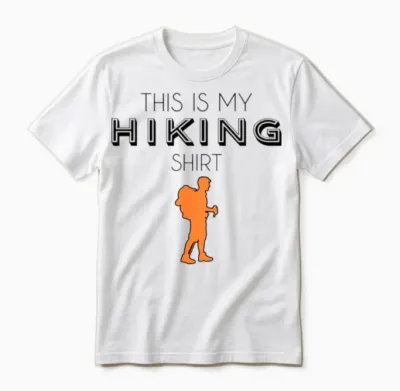 Hiking Unisex T-Shirt - White