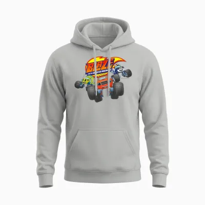 Children's Blaze - the Monster Machines T-Shirt, Black, S Unisex Hoodie - Ash