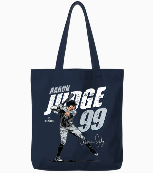 Mlbpa - Major League Baseball Aaron Judge - Mlbjud3001 Tote Bags in Navy