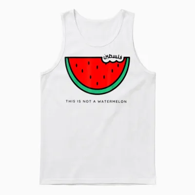 Kollektion 'this Is Not a Watermelon' Unisex Tank Top - White