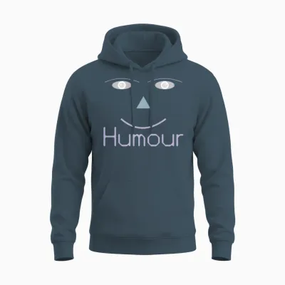 Humour(always Smiling) Unisex Hoodie - Dark Heather
