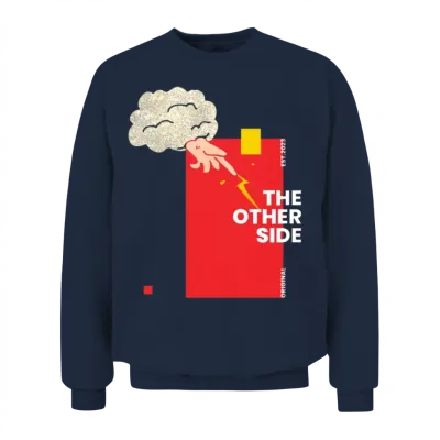 Strike of Light - the Other Side Unisex Sweatshirt - Navy