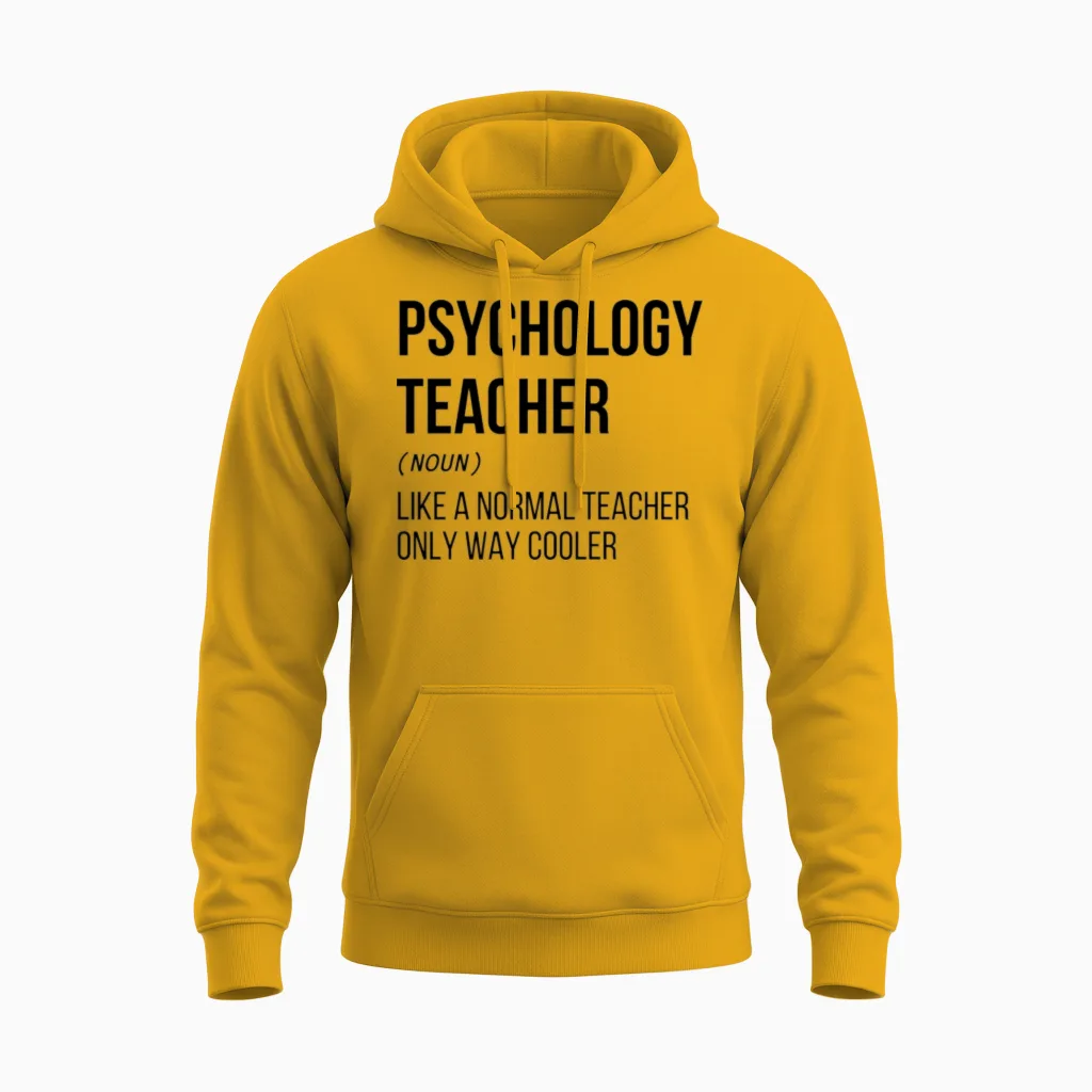 Funny Psychology Teacher - Teachers Unisex Hoodie in Gold