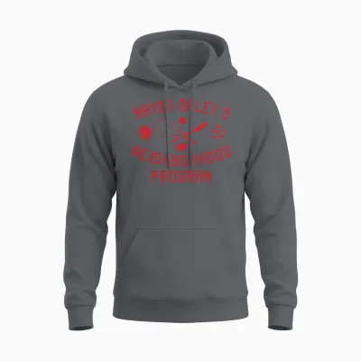 Mayor Daley's Neighborhood Program Unisex Hoodie - Charcoal