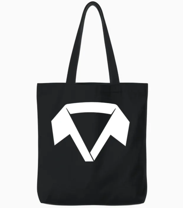 Funny Design Tote Bags in Black