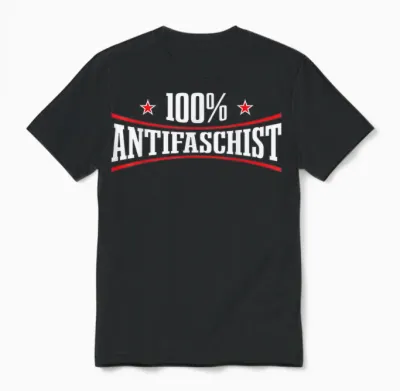 Anti-Racism Human Right Punk T-Shirt, Black Unisex T-Shirt - Black