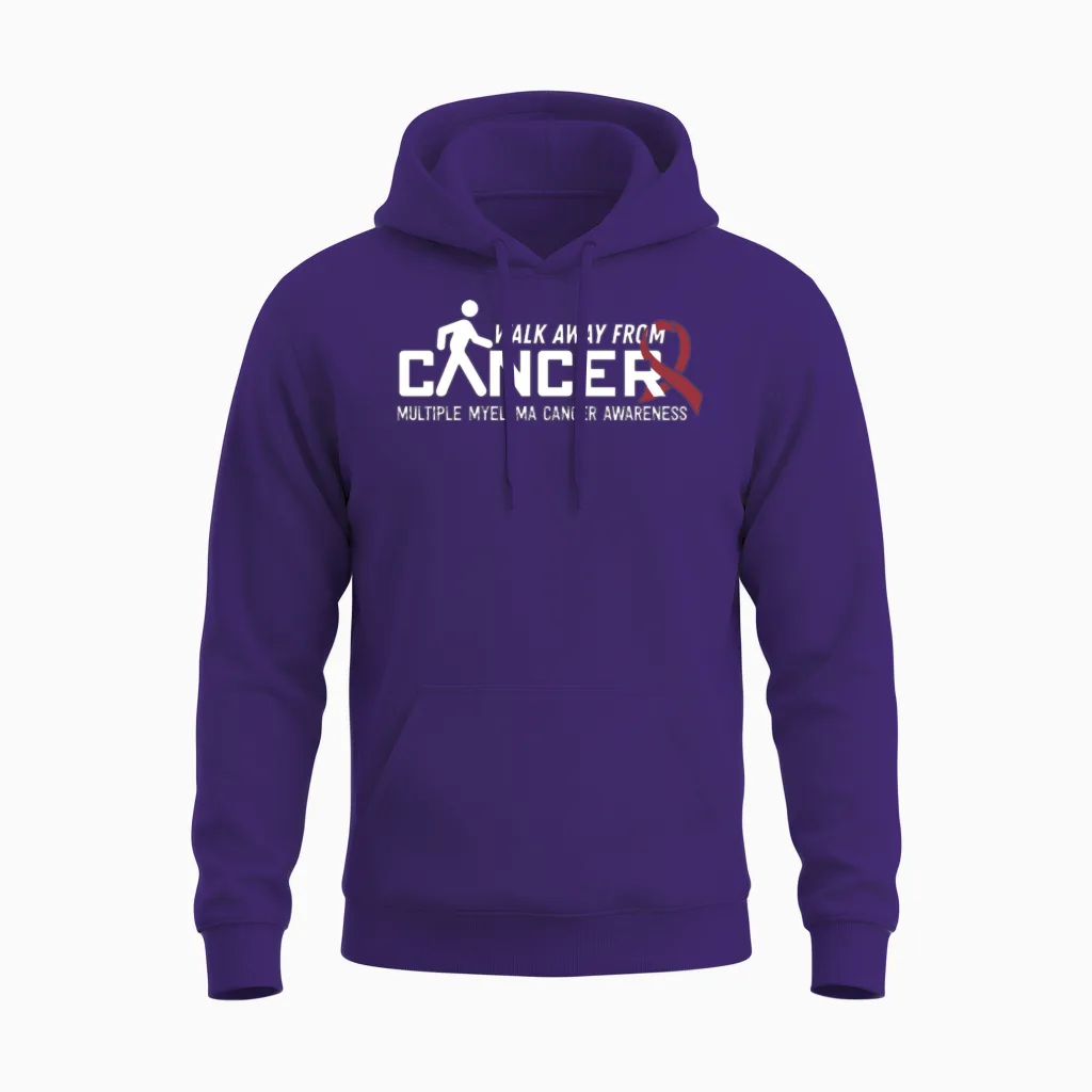 Cancer Walk- Multiple Myeloma Cancer Awareness Unisex Hoodie in Purple