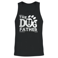 The Dog Father — Lovers Gift Unisex Tank Top - Black – 2