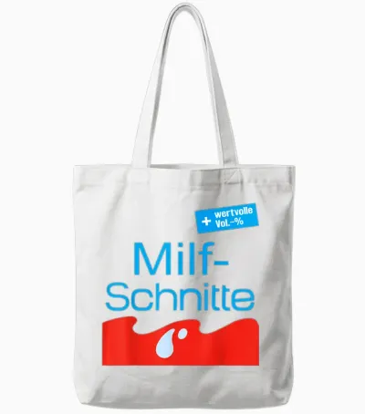 Milf Schnitte Lustige Geschenke Tote Bags - White