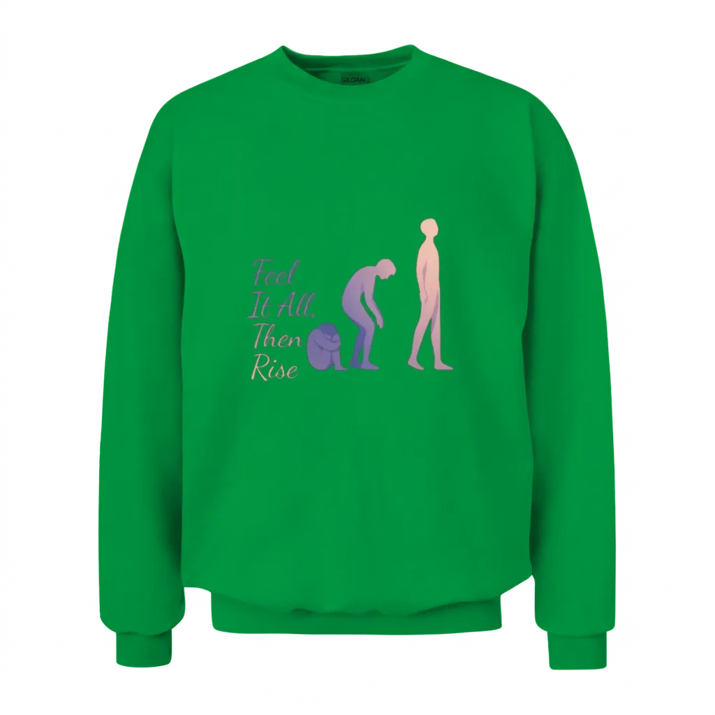 Fitness and Mental Health Gym & Lifting Unisex Sweatshirt - Irish Green