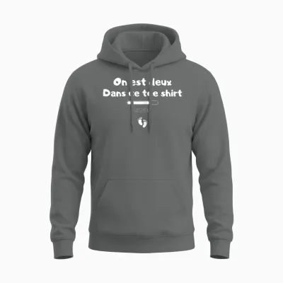 Announcement Pregnancy Mom Original 2025 Future Mom 2025 Drol T-Shirt, Black Unisex Hoodie - Graphite Heather