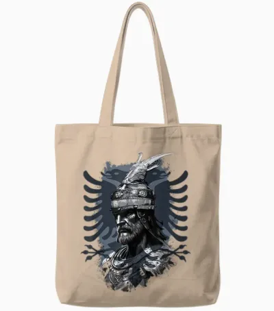 Albanien Albanischer Adler Kosovo Skënderbeu Skanderbeg Albanischer Nationalheld Adler Kosovo Albaner T-Shirt, Unisex Erwachsene Und Kinder, Schwarz, S, Eu 38/40 Tote Bags - Natural