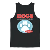 Dogs Are Like Dog Owner Lovers Unisex Tank Top - Black – 1