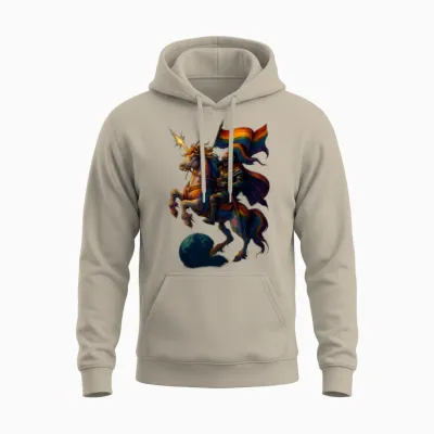 Ride with Pride Unisex Hoodie - Sand