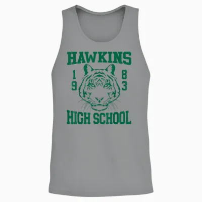 Netflix Stranger Things Hawkins High School 1983 Unisex Tank Top - Sport Grey