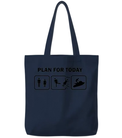 Funny Jetski Tote Bags - Navy