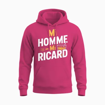 Mi Homme Mi Ricard Humour Aperitif Unisex Hoodie - Heliconia