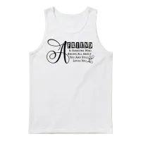 A Friend Is Someone Who | Friendship Quotes Unisex Tank Top - White – 1