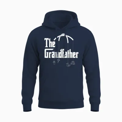 Grandfather Quote Funny Design for Grandpas Unisex Hoodie - Navy