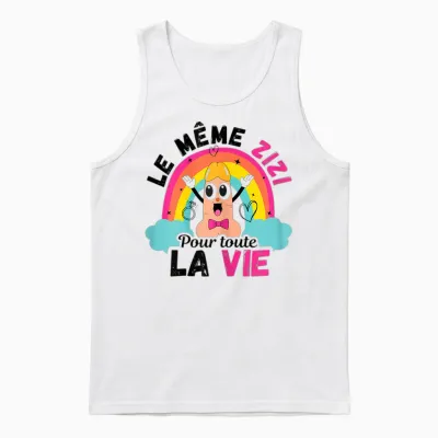 The Same Zizi for All Life T Shirt Evjf Funeral Life T-Shirt, White, Female X-Small Unisex Tank Top - White
