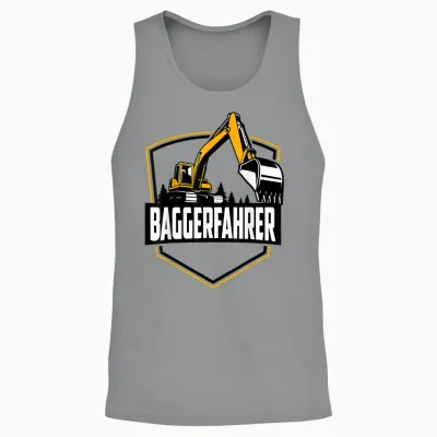 Baggerfahrer Kinder Männer Beruf Spielzeug Bauarbeiter Unisex Tank Top - Sport Grey