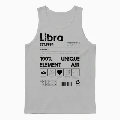 Libra 1994 Unisex Tank Top - Ash