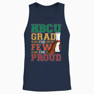 Historically Black Colleges and Universities Grad Unisex Tank Top - Navy