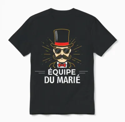 Team Bride to Be Groom Evg Man Team of the Groom Unisex T-Shirt - Black