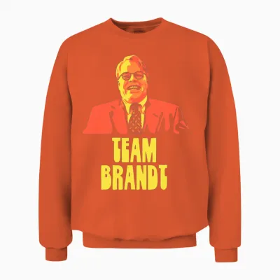 Team Brandt Big Lebowski Unisex Sweatshirt - Orange