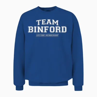 Team Binford | Stolzer Familienname, Nachname Geschenk Unisex Sweatshirt - Royal