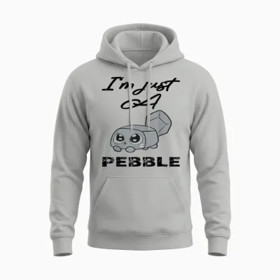 I'm Just a Pebble, Dandy's World Pebble Cute Unisex Hoodie - Ash