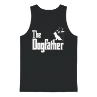 Dog Father Dog Friend Cute — Lovers Gift Unisex Tank Top - Black – 1
