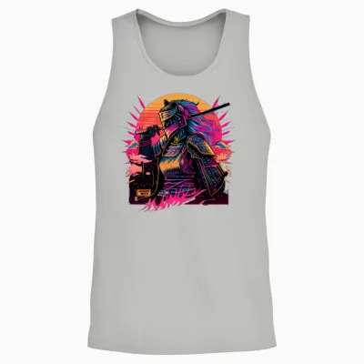 Samouraï Unisex Tank Top - Ash