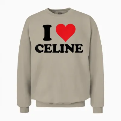 I Heart Celine First Name I Love Personalized Stuff Unisex Sweatshirt - Sand