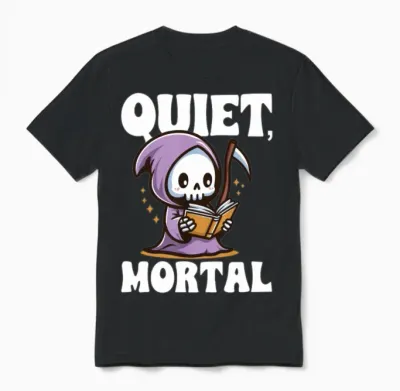Quiet Mortal Unisex T-Shirt - Black