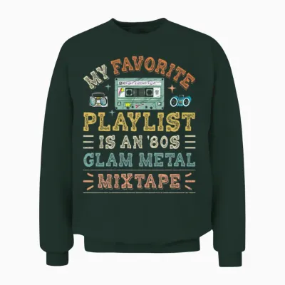 Old School Music Unisex Sweatshirt - Forest
