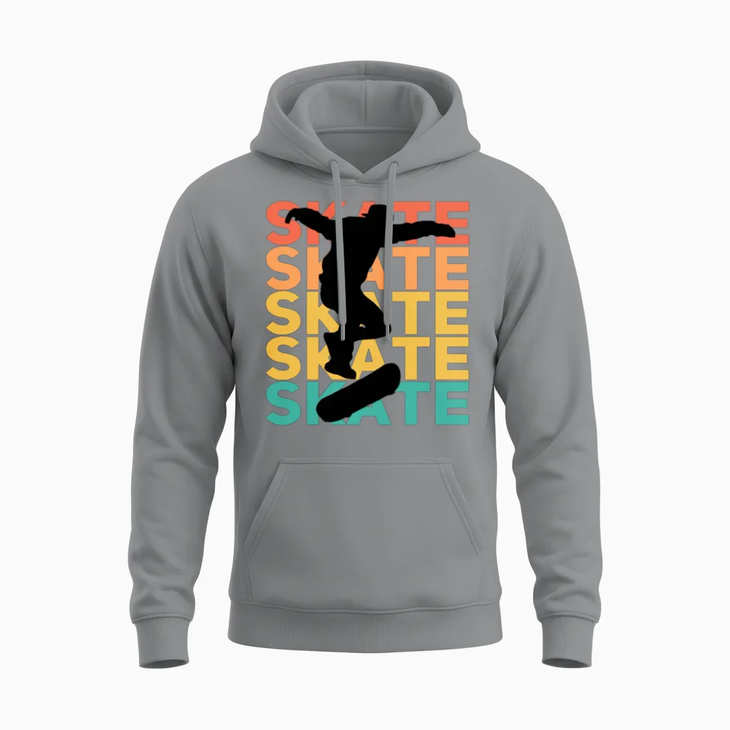 Skate Unisex Hoodie in Sport Grey