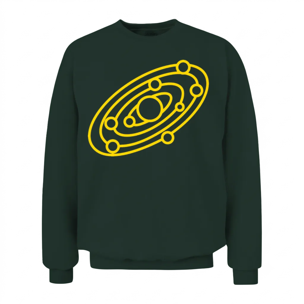 Solar System Unisex Sweatshirt - Forest