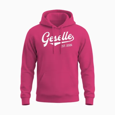 Geselle Est. 2026 Exam Craft Training Passed Unisex Hoodie - Heliconia