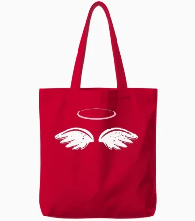 Angel Angel Wings Halo Innocent Costume Children Tote Bags - Red