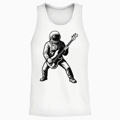 Nashvegas Start Bassist Unisex Tank Top - White