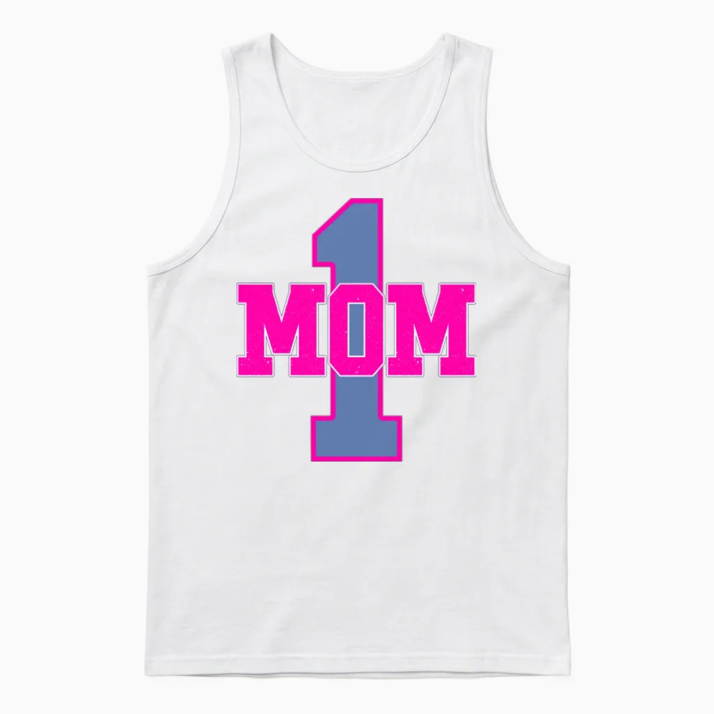 Funny Mothers Day Mom Gift Unisex Tank Top in White