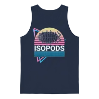 Isopods Retro Unisex Tank Top - Navy – 1