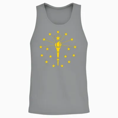 Indiana State Unisex Tank Top - Sport Grey
