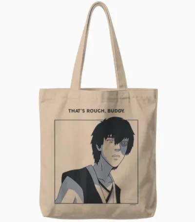 Avatar: the Last Airbender That's Rough Buddy Zuko Portrait Tote Bags - Natural