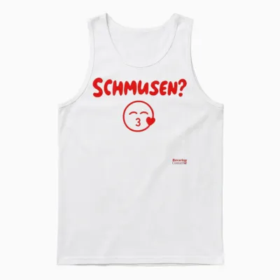 Schmusen? Kussi Kiss X Bayern Wiesn Costume Oktoberfest Back Unisex Tank Top - White