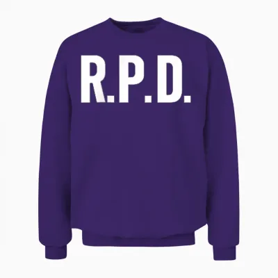 Resident Evil R.p.d. (a) Unisex Sweatshirt - Purple