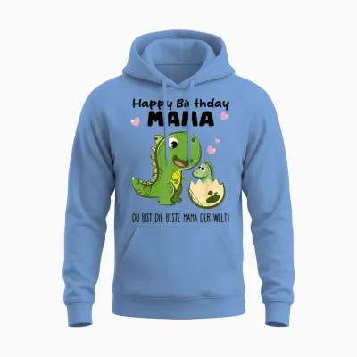 Alles Gute Zum Geburtstag Mama - Du Bist Die Beste Mama Unisex Hoodie - Carolina Blue