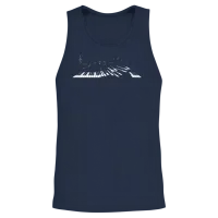 Piano Pianist — & Keys Gift Unisex Tank Top - Navy – 2